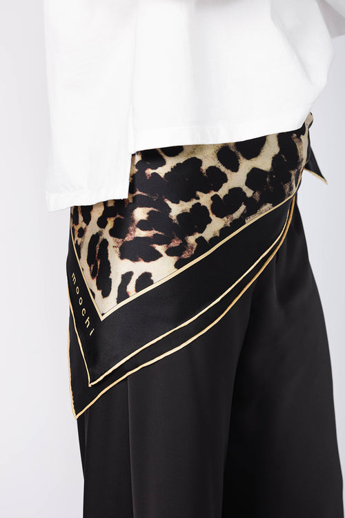 animal silk scarf / animal print