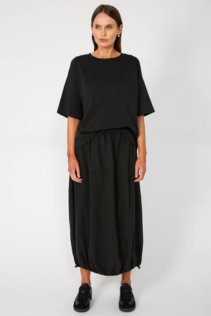 ash skirt / black