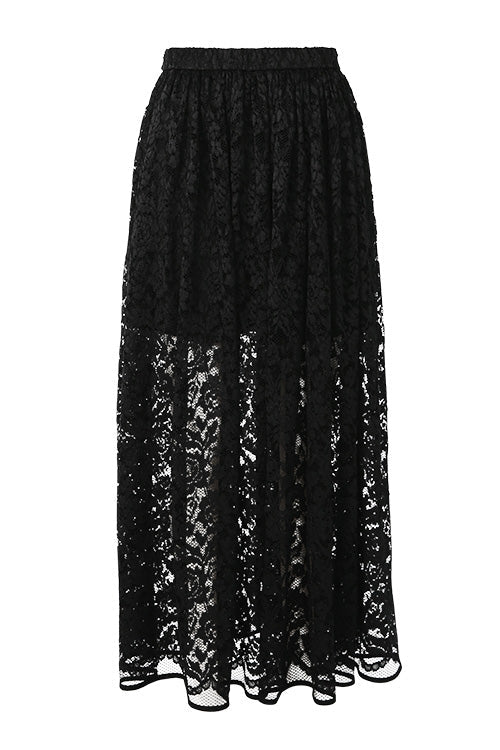 cohesive lace skirt / black lace