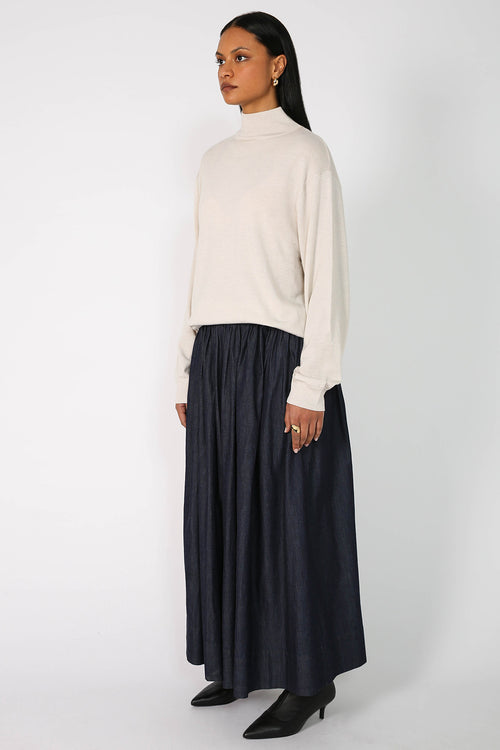 cohesive skirt / dark indigo