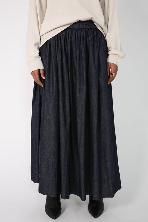 cohesive skirt / dark indigo