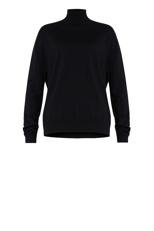 collected sweater / black