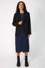 globes midi dress / saphire blue