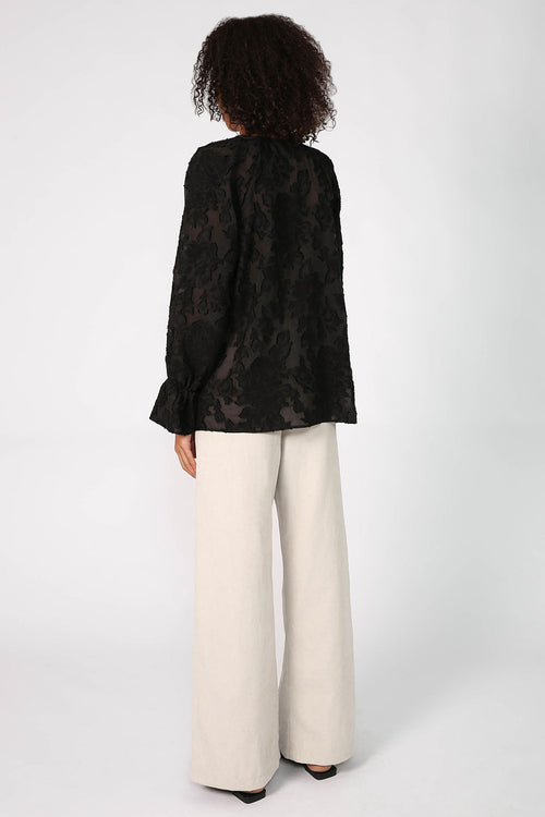 glowed pant / parchment beige