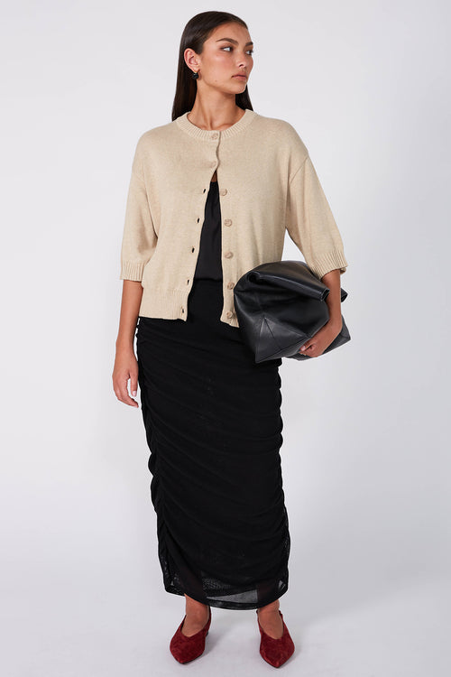 incite cardi / natural marle