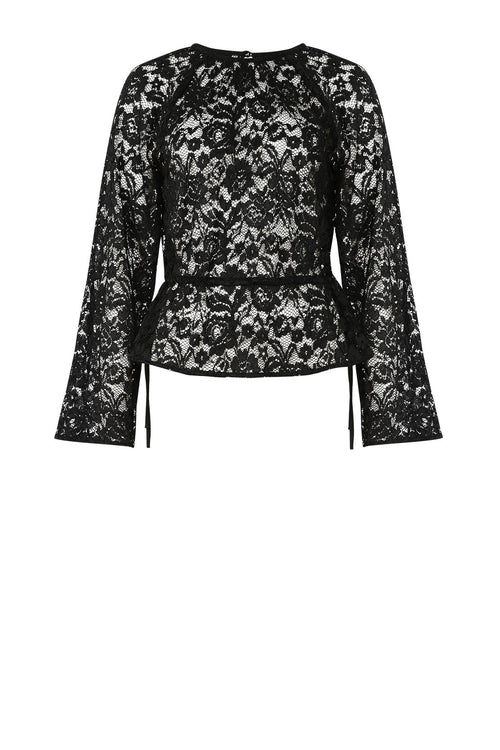 insisted top / black lace