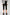 key capri pant / black