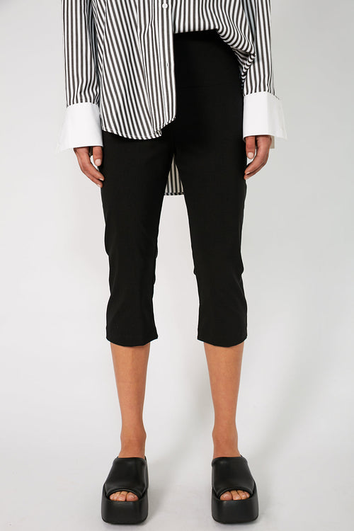 key capri pant / black