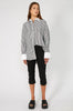 key capri pant / black