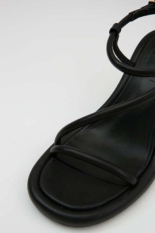 loft ankle strap heel / black