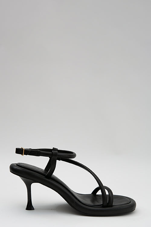 loft ankle strap heel / black
