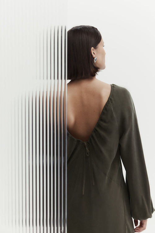 molten dress / olive