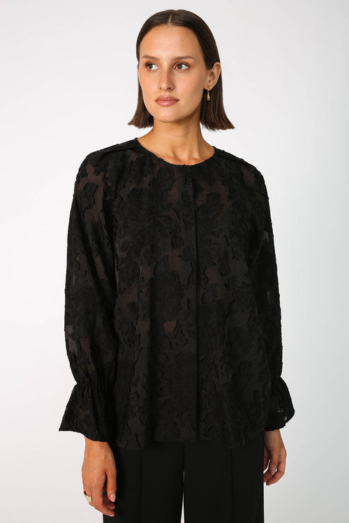 quarrel top / black