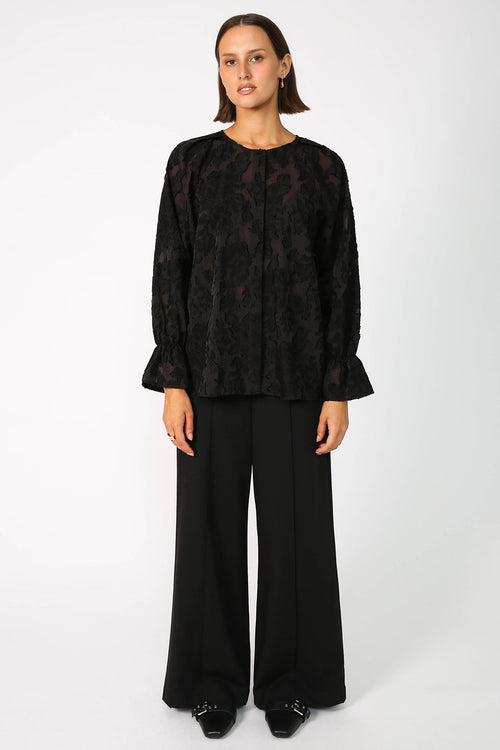 quarrel top / black