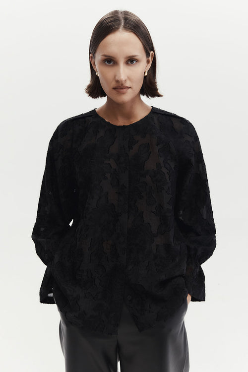 quarrel top / black