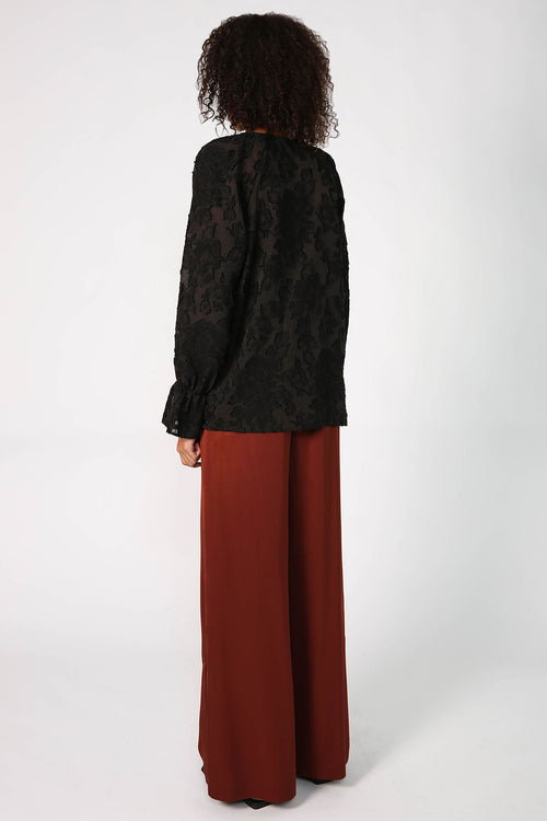 toast pant / mahogany brown