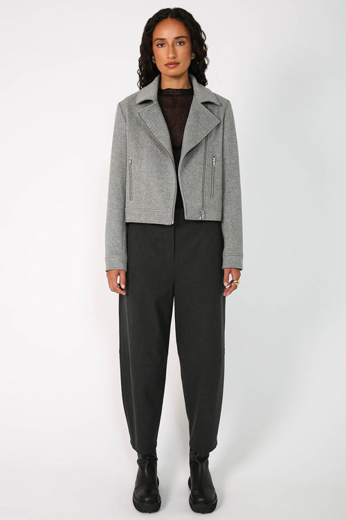 triumph jacket / grey marle