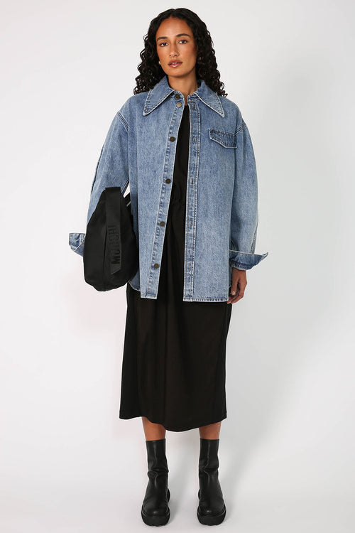 ashed dress / black