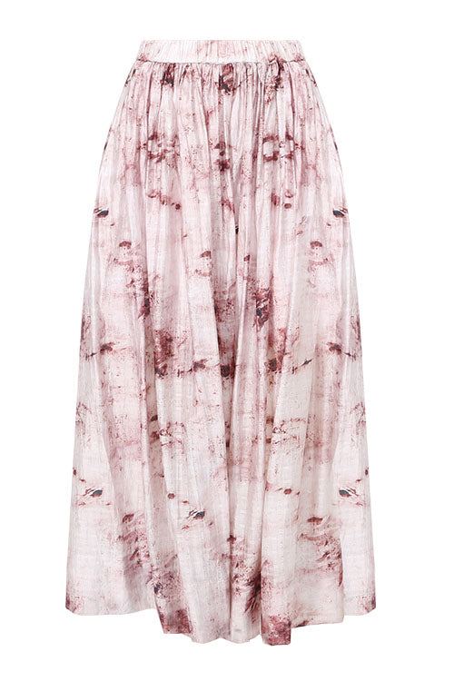 cohesive skirt / marble garnet red