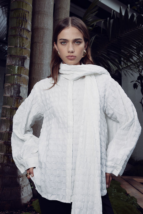 onsen shirt / white