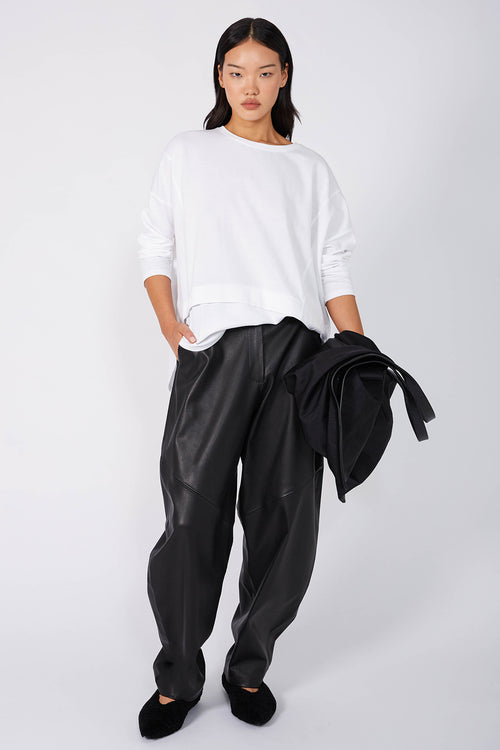 overturn top / white