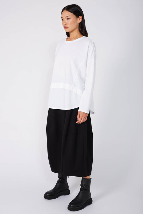 overturn top / white