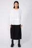 overturn top / white