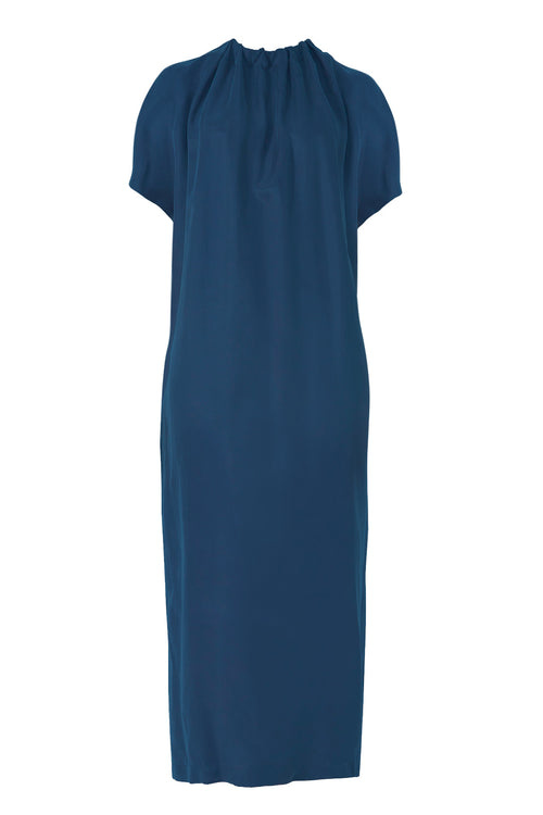 overview midi dress / dark teal
