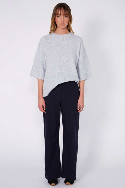 coached tailored pant / ink