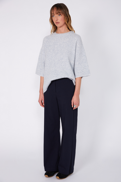 coached tailored pant / ink