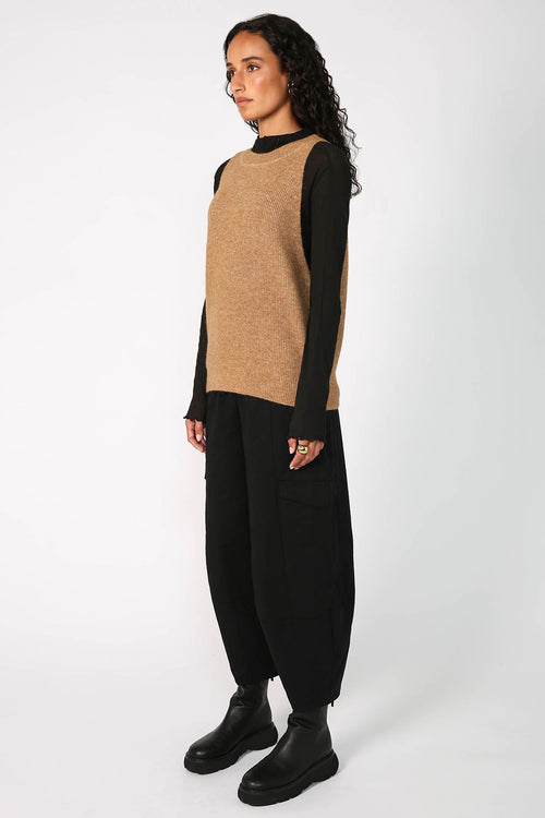 phase vest / camel marle