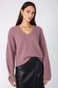 phase v sweater / dusky mauve