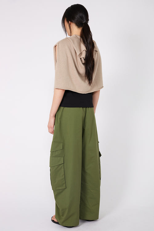 recede cargo pant / utility green