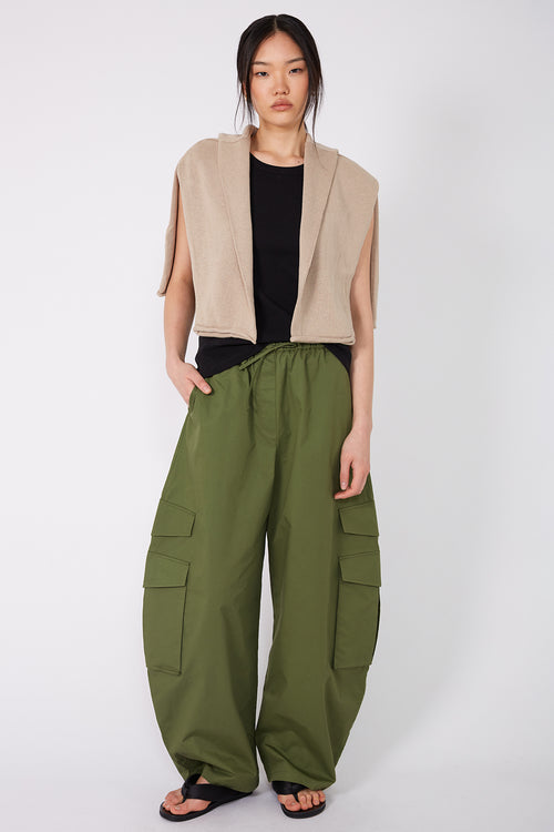recede cargo pant / utility green