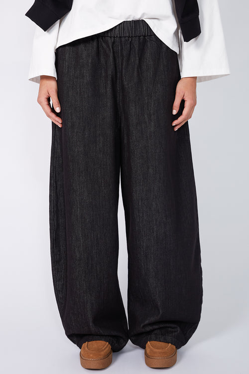 recede jean / black denim