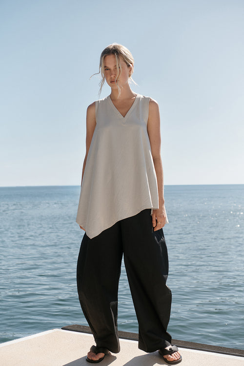 recede pant / black