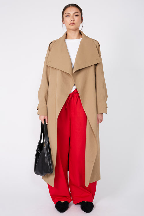 recede pant / red