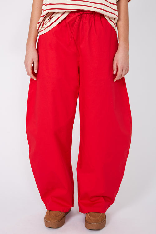 recede pant / red