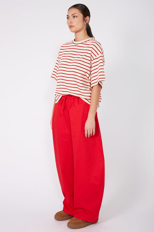 recede pant / red