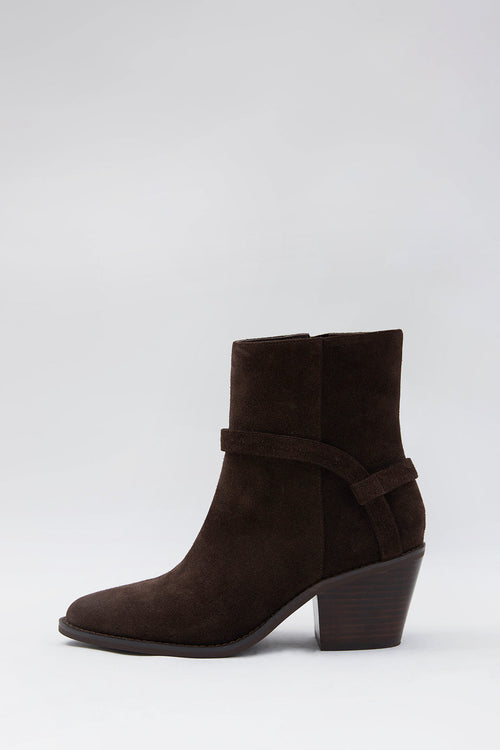 refine boot / dark chocolate