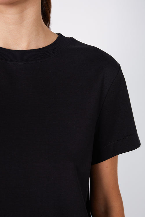 refine short sleeve tee / black