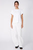 refine short sleeve tee / white