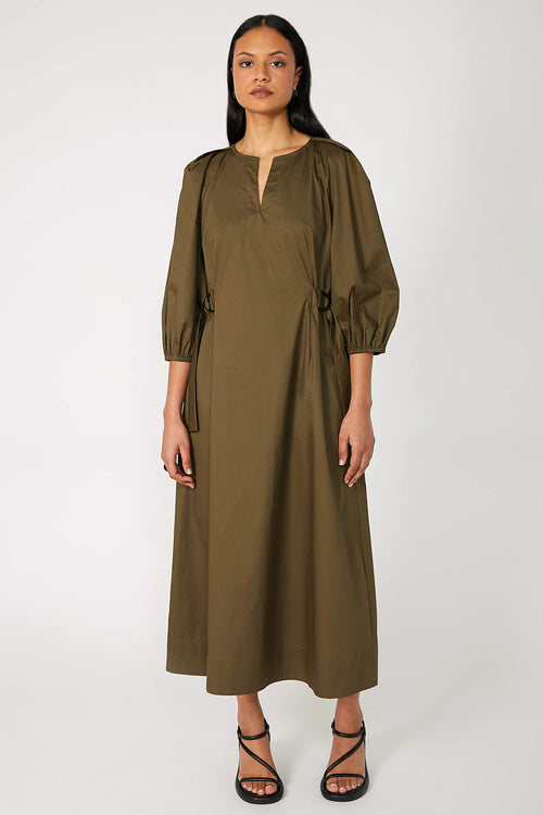 reflection dress / khaki