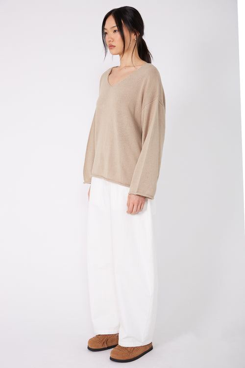 remit sweater / putty