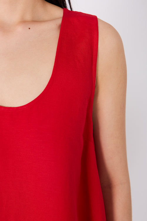 remotely maxi dress / red
