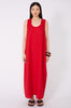 remotely maxi dress / red