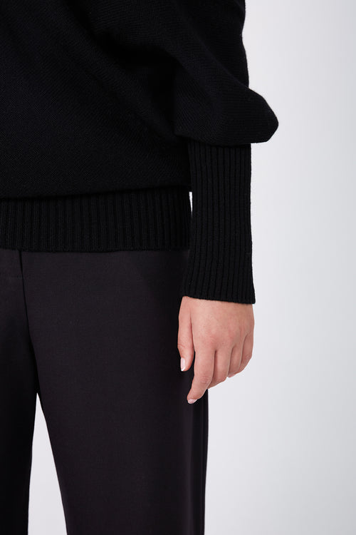 renounce sweater / black