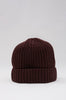 reply beanie / dark sangria red