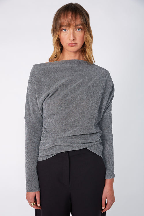 retaliate longsleeve top / grey marle