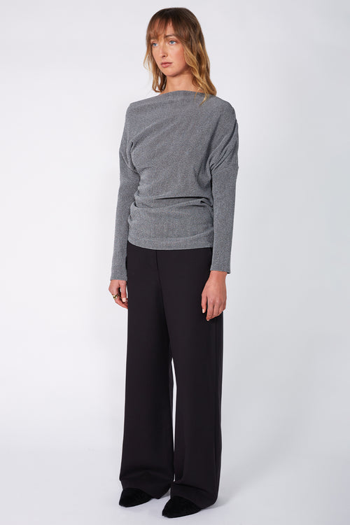 retaliate longsleeve top / grey marle